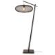 Lampadare - Lampadar eco din bambus Cango negru, 60x25cm