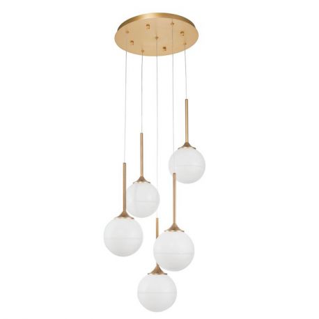 Pendule, Lustre suspendate - Lustra cu 5 pendule design modern CANTONA