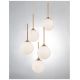 Pendule, Lustre suspendate - Lustra cu 5 pendule design modern CANTONA