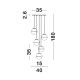 Pendule, Lustre suspendate - Lustra cu 5 pendule design modern CANTONA