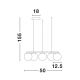 Candelabre, Lustre - Lustra cu 5 surse de lumina LED JOLINE