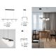 Candelabre, Lustre - Lustra suspendata moderna cu 4 surse de lumina LED JOLINE