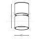 Plafoniere cu spoturi, Spoturi aplicate - Spot aplicat directionabil LED design modern Onda 4000K alb