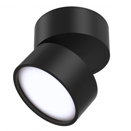 Plafoniere cu spoturi, Spoturi aplicate - Spot aplicat directionabil LED design modern Onda 4000K negru