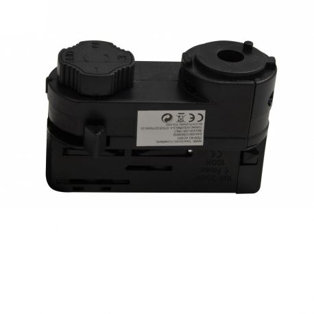 Becuri si accesorii - Adaptor trifazat neagu pentru sina TRACK ELECTRIC 3 LINE