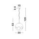 Pendule, Lustre suspendate - Lustra, Pendul design modern MAYAN, champagne
