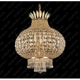 Lustre Cristal Bohemia - Candelabru, Lustra cristal Bohemia, diametru 50cm