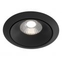 Spot incastrabil LED design modern Yin negru