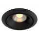 Spoturi tavan fals - Spot incastrabil LED design modern Yin negru
