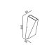 Aplice - Aplica LED pentru iluminat exterior design modern Times Square IP54 alb