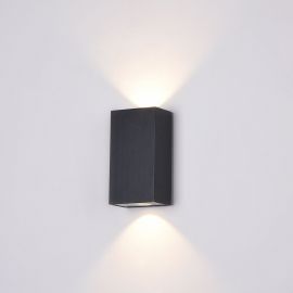 Aplica LED pentru iluminat exterior design modern Times Square IP54 negru
