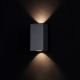 Aplice - Aplica LED pentru iluminat exterior design modern Times Square IP54 negru