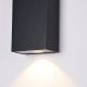 Aplice - Aplica LED pentru iluminat exterior design modern Times Square IP54 negru