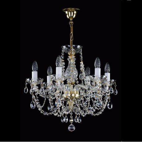 Lustre Cristal Bohemia - Candelabru Cristal Bohemia Exclusive 6 brate ANGELIKA VI