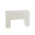  Ghiveci plante design decorativ modern interior / exterior NANO MURO 8x24x16cm