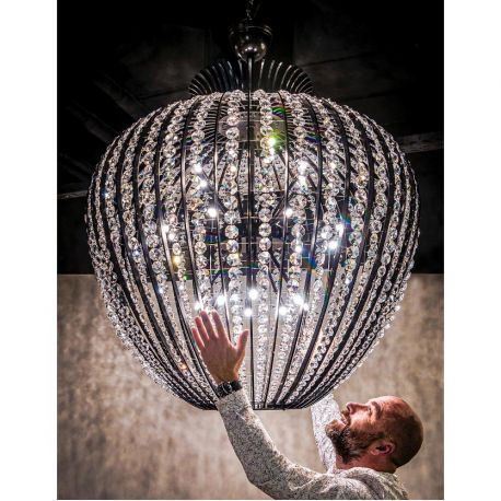 Lustre Cristal Bohemia - Lustra deosebita cristal Bohemia, diametru 100cm