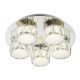 Plafoniere - Plafoniera LED design clasic AMUR crom