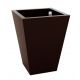 Ghivece - Ghiveci plante design decorativ modern interior / exterior HIGH SQUARE CONE mini 14x14x28cm