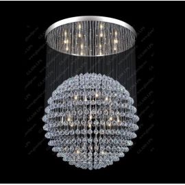 Lustre Cristal Bohemia - Lustra XXL design modern cristal Bohemia, diametru 100cm