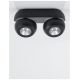 Aplice cu Spot - Aplica cu 2 spoturi LED directionabile Gon negru