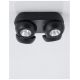Plafoniere cu spoturi, Spoturi aplicate - Plafoniera cu 4 spoturi LED directionabile Gon negru