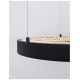 Pendule, Lustre suspendate - Lustra LED dimabila, design modern PRESTON, 40cm negru
