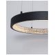 Pendule, Lustre suspendate - Lustra LED dimabila, design modern PRESTON, 40cm negru