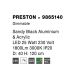 Pendule, Lustre suspendate - Lustra LED dimabila, design modern PRESTON, 40cm negru