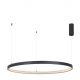 Pendule, Lustre suspendate - Lustra LED dimabila, design modern PRESTON, 110cm negru
