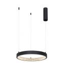 Lustra LED dimabila, design modern PRESTON, 40cm negru