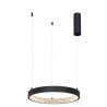 Lustra LED dimabila, design modern PRESTON, 40cm negru