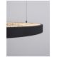 Pendule, Lustre suspendate - Lustra LED dimabila, design modern PRESTON, 60cm negru