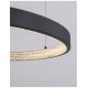 Pendule, Lustre suspendate - Lustra LED dimabila, design modern PRESTON, 60cm negru