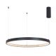 Lustra LED dimabila, design modern PRESTON, 80cm negru