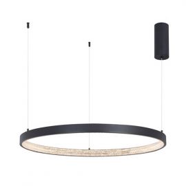 Pendule, Lustre suspendate - Lustra LED dimabila, design modern PRESTON, 80cm negru