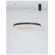 Pendule, Lustre suspendate - Lustra LED dimabila, design modern PRESTON, 80cm negru