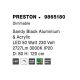 Pendule, Lustre suspendate - Lustra LED dimabila, design modern PRESTON, 80cm negru