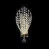 Aplica de perete cristal Bohemia