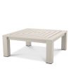 Masuta de cafea pentru interior/ exterior design LUX din aluminiu Vistamar, sand