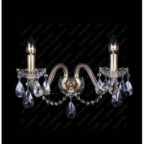 Aplice Cristal Bohemia - Aplica cristal Bohemia cu 2 brate, N21 120/02/1-A