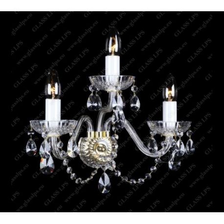 Aplice Cristal Bohemia - Aplica cristal Bohemia cu 3 brate, N21 006/03/1-A