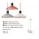 Pendule, Lustre suspendate - Lustra / Pendul modern design minimalist KOMBO gri 40cm