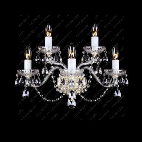Aplice Cristal Bohemia - Aplica cristal Bohemia cu 5 brate, N21 006/05/1-A