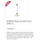 Pendule, Lustre suspendate - Lustra / Pendul modern design minimalist KOMBO bej 40cm