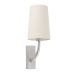 Aplice, corpuri de iluminat pentru pereti - Aplica de perete eleganta design clasic REM nickel/bej