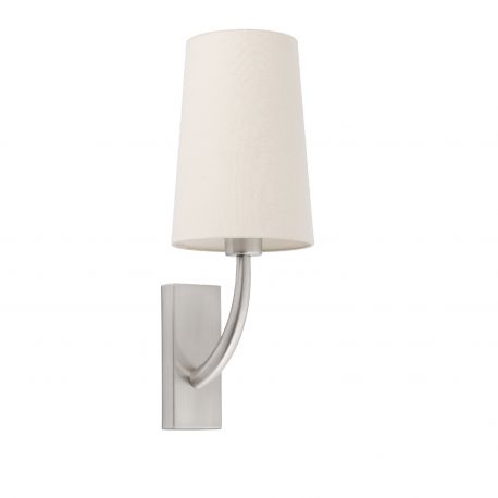 Aplice, corpuri de iluminat pentru pereti - Aplica de perete eleganta design clasic REM nickel/bej