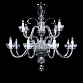 Lustre Cristal Bohemia - Lustra 8 brate eleganta design LUX L11 901/12/0, F 2 floor