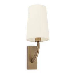 Aplice, corpuri de iluminat pentru pereti - Aplica de perete eleganta design clasic REM auriu/bej