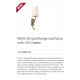 Aplice, corpuri de iluminat pentru pereti - Aplica perete cu reader LED design clasic REM auriu/bej