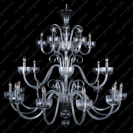 Lustre Cristal Bohemia - Lustra XL 24 brate eleganta design LUX, L11 901/24/0